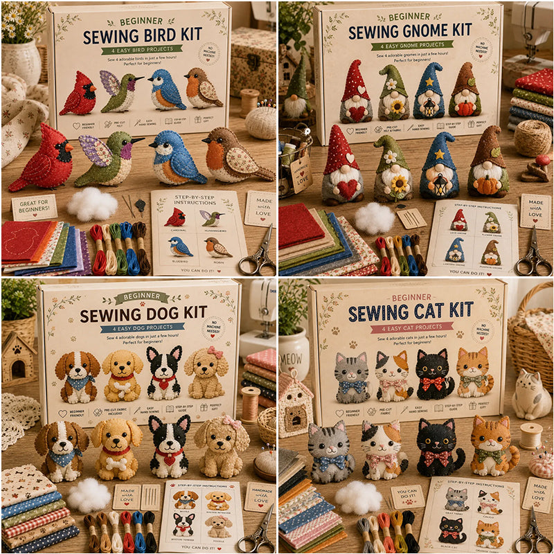Stacca la spina, rilassati e cuci il tuo piccolo amico tascabile! 🧵✨