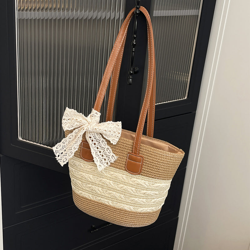 ☀️Eleganza estiva senza tempo, intrecciata con materiali naturali: borsa estiva boho tessuta a mano🌊