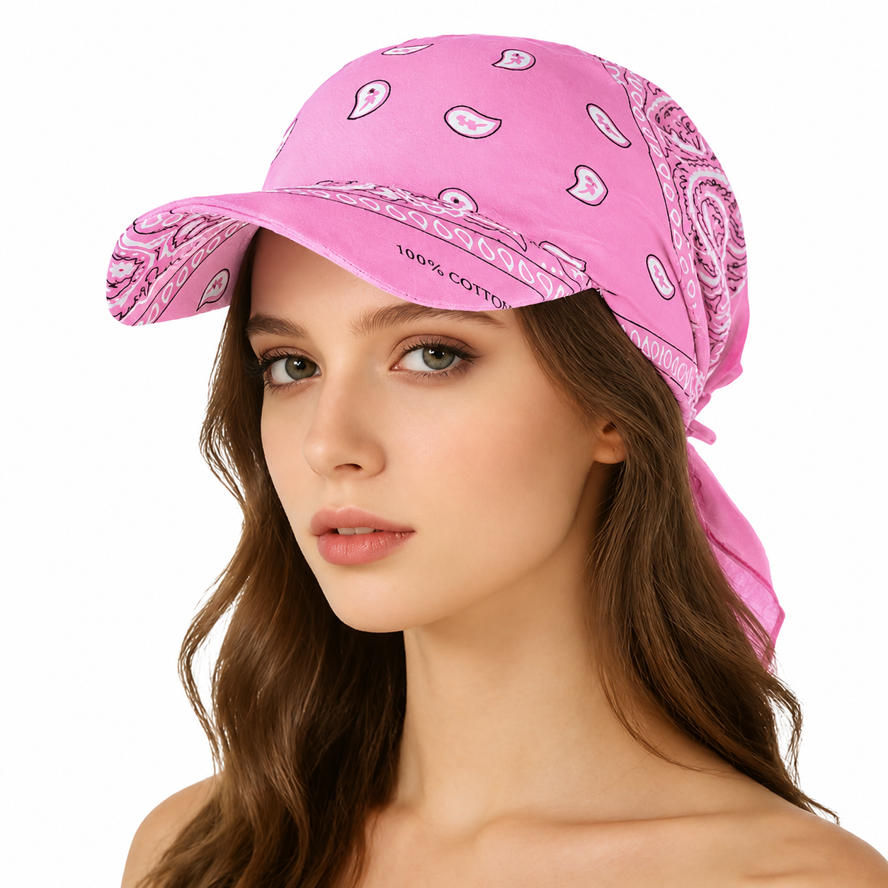☀️🧢 Il cappellino Paisley 2 in 1: estetica di alta moda e protezione solare totale!