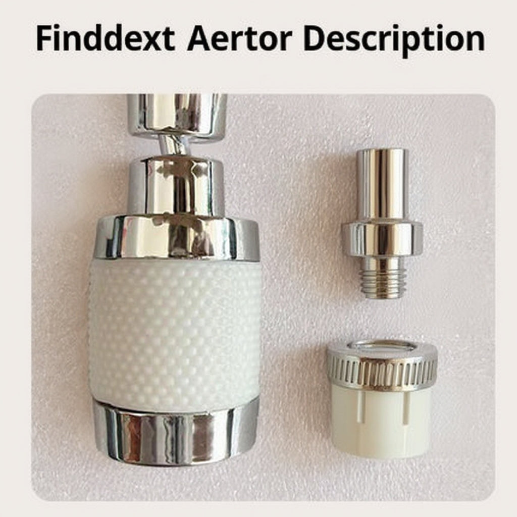 ✨ Aeratore Per Rubinetto Girevole A 360 gradi E Resistente Agli Schizzi 🔥