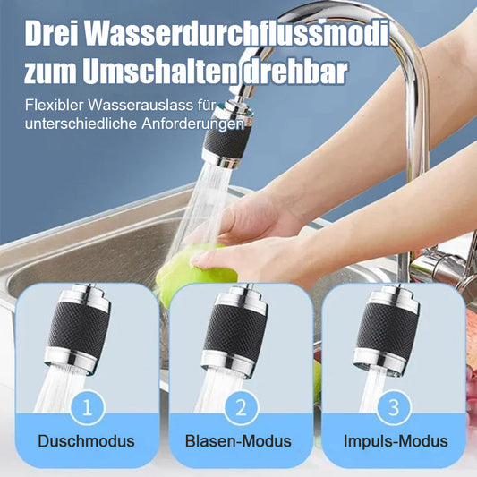 ✨ Aeratore Per Rubinetto Girevole A 360 gradi E Resistente Agli Schizzi 🔥