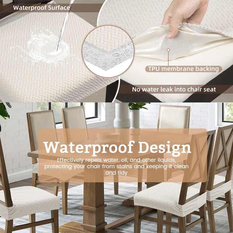 Coprisedia impermeabile in jacquard