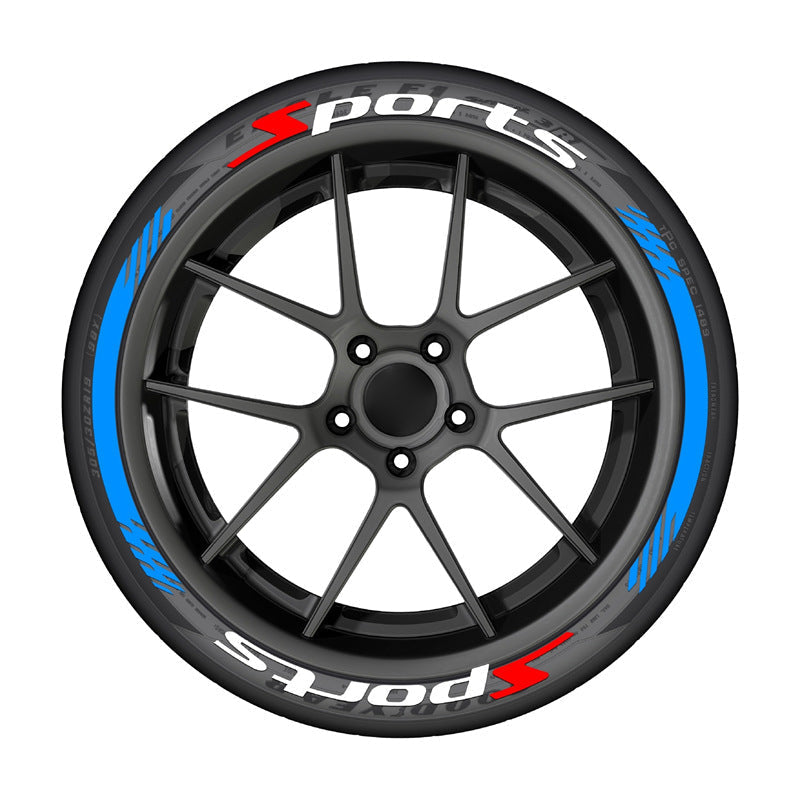 🏎️ 4 adesivi 3D per pneumatici: decalcomanie universali impermeabili per fianchi di ruote! 🔥