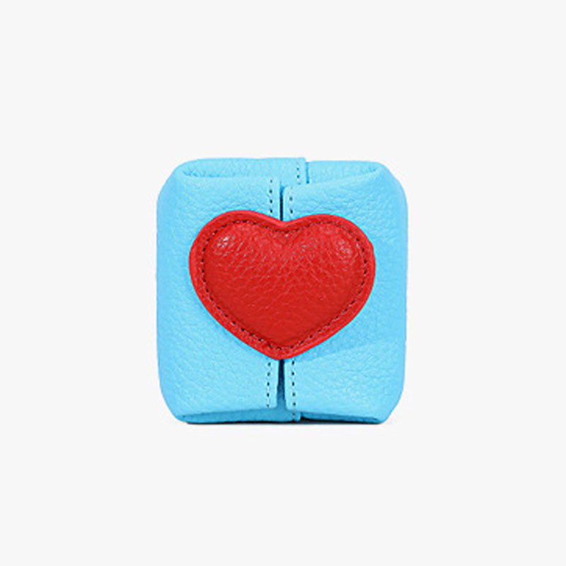 🥹💖Un piccolo regalo di lusso divino per gli appassionati di gioielli--Mini pochette in pelle Sweetheart✨