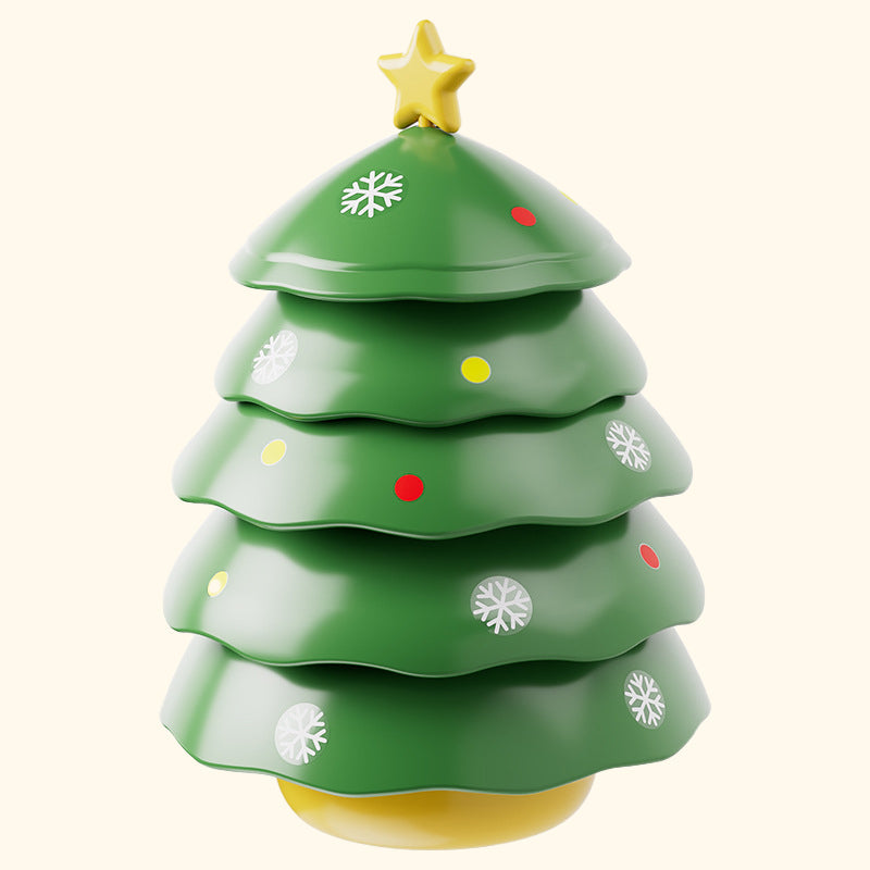 🎄 Set di ciotole per salse a forma di albero di Natale – 5 scomparti separati, bello e pratico