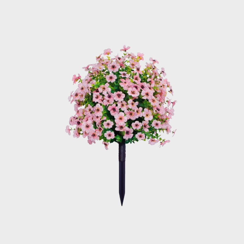 ✨🌷Eucalipto e violette artificiali come decorazione floreale per il terreno