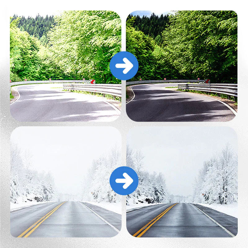 🚗 Parasole universale per auto con protezione antiriflesso polarizzata