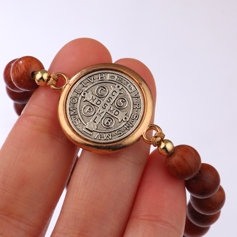✨Bracciale regolabile di San Benedetto🎁 Adatto sia a uomini che a donne