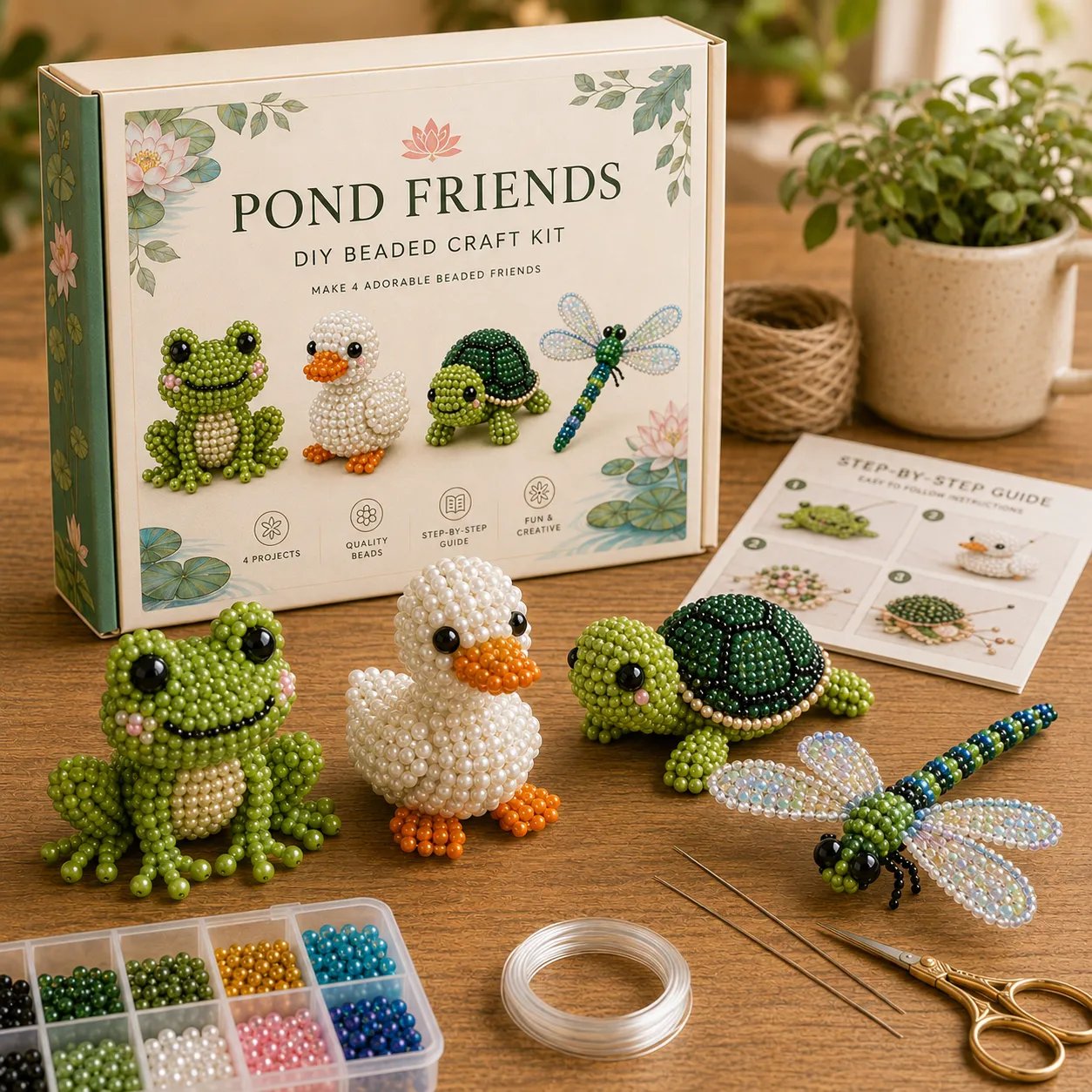 💸Riduzione di prezzo a tempo limitato🐦Il tuo nuovo hobby preferito è arrivato! -- Kit fai da te per creare piccoli animali 3D con perline