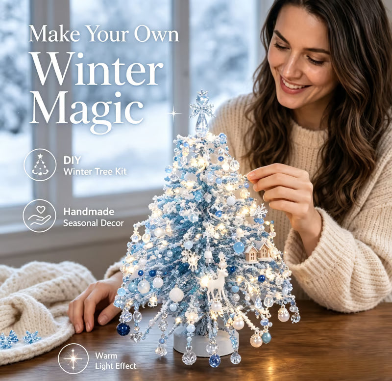 🎄✨ Kit fai da te per albero di Natale con perline – 🎅Crea la tua scintillante decorazione natalizia