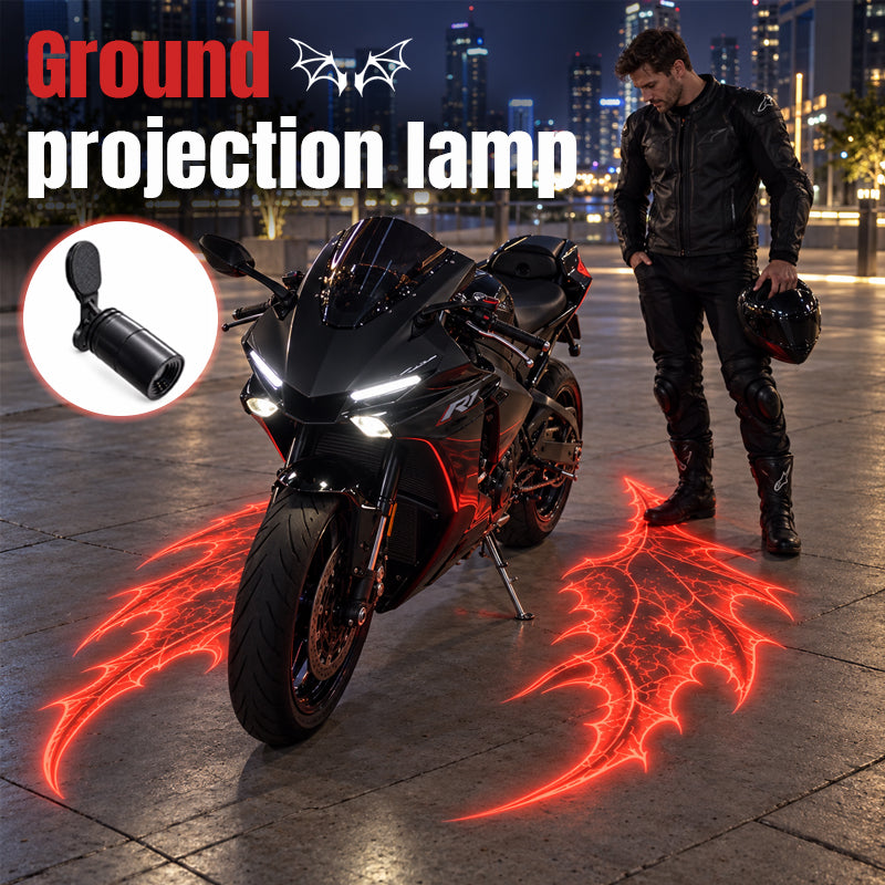 🏍️ Luci di proiezione ali del diavolo per moto