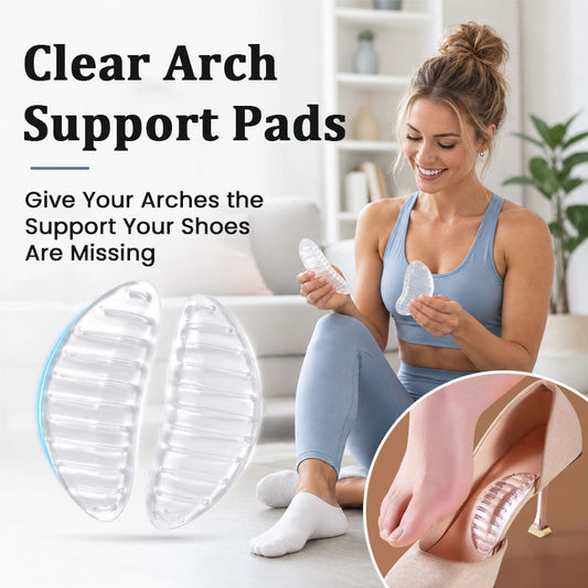 🦶☁️ Cuscinetti di supporto per l'arco plantare trasparenti — un sostegno discreto per i tuoi piedi ogni giorno