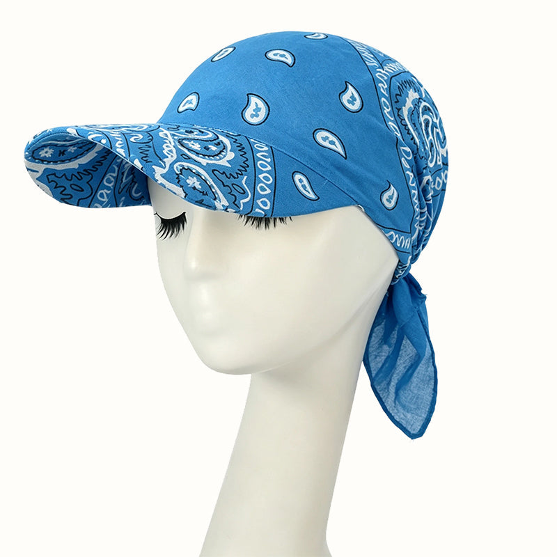 ☀️🧢 Il cappellino Paisley 2 in 1: estetica di alta moda e protezione solare totale!