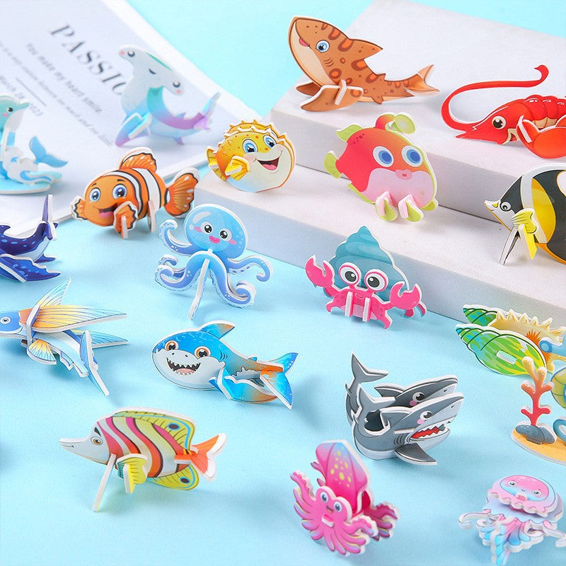 🦋 Esplora la natura con i puzzle 3D! 🐞✨