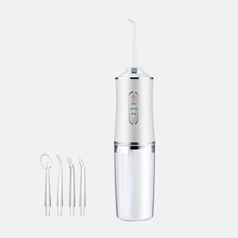 💦 Powerful water spray anytime, anywhere—a portable water flosser that easily fits in your backpack! 🎒🚗