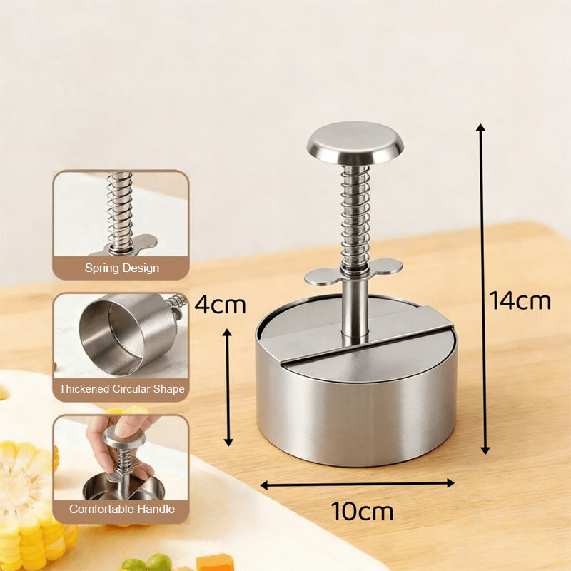 🍔Pressa per hamburger in acciaio inox | Prepara facilmente hamburger perfettamente uniformi