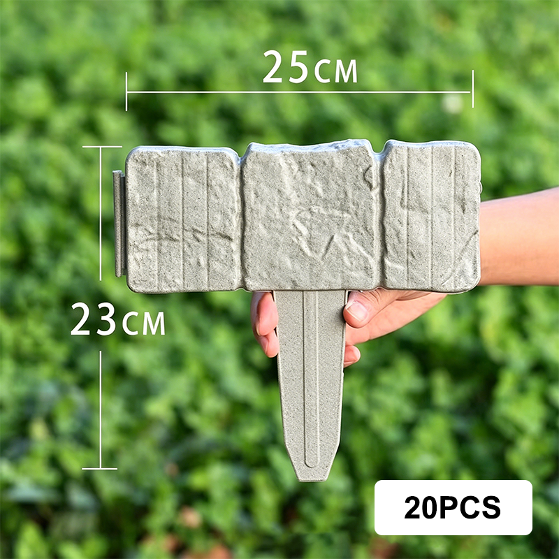 🥳 Promozione 2026 🥳💞 Vendite superiori a 50.000 unità! 🌿✨ Sconto del 70%! Recinzione da giardino effetto pietra 🏡♻️