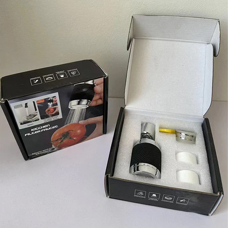 ✨ Aeratore Per Rubinetto Girevole A 360 gradi E Resistente Agli Schizzi 🔥