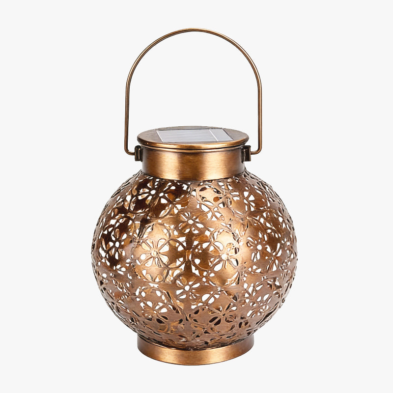 ✨ Trasforma il tuo giardino in un magico paese delle meraviglie! 🌙 Luci solari a motivi cavi 🏮