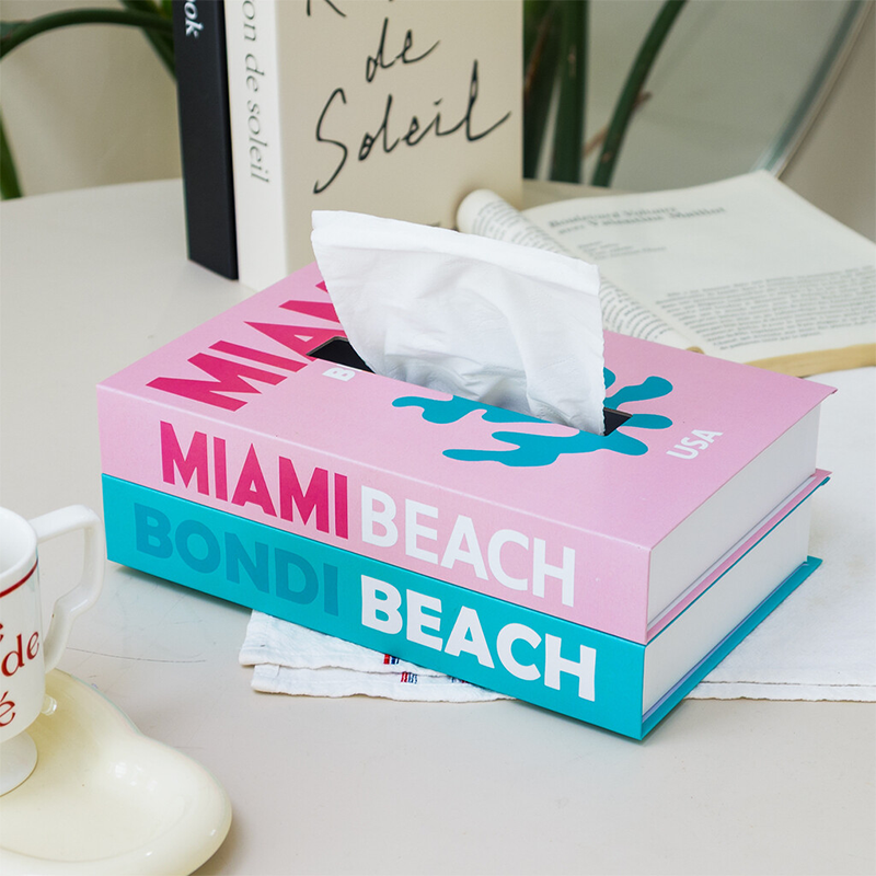 ✨ Un tocco di classe per la tua casa! 📚-Scatola di fazzoletti creativa a forma di libro finto📚