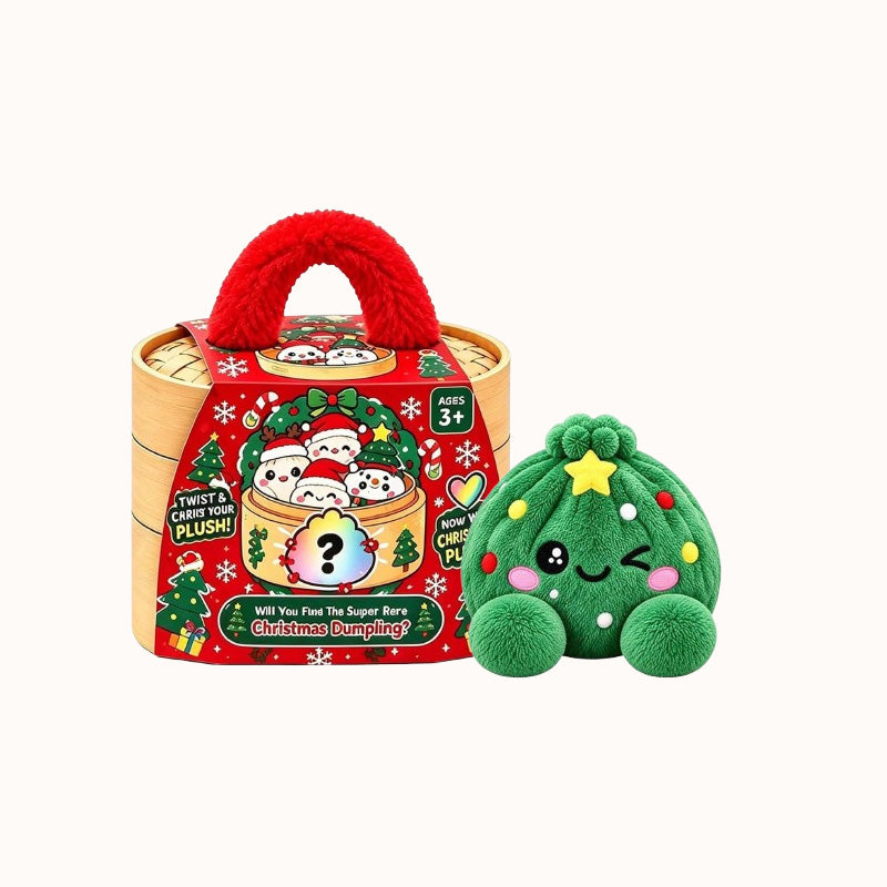 🎄🥟 Peluche Ravioli di Natale – Il regalo che apriranno, abbracceranno e mostreranno a tutti