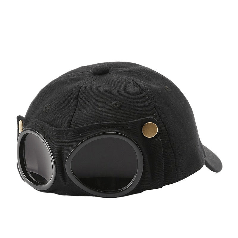 🤣Cappellino da Baseball Stile Aviatore — Con Passanti per Occhiali e Dettagli Retrò! 🧢✨