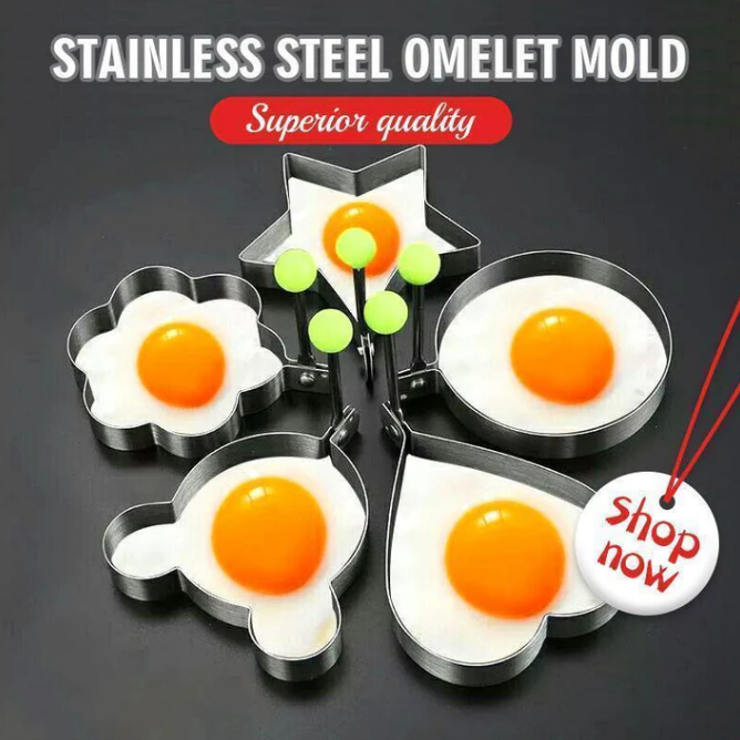 🍳 Padella per uova in acciaio inox – adatta al contatto con gli alimenti, ideale per preparare la colazione, i pancake e le uova fritte.