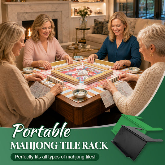 ✨Supporto portatile dal design innovativo per carte da Mahjong