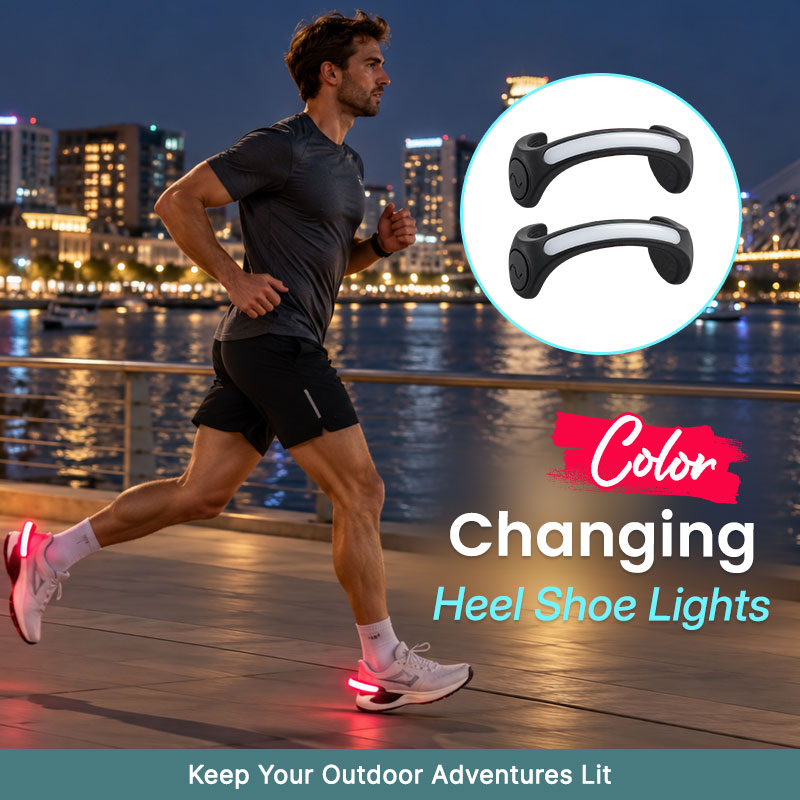 👟✨ Luci per tallone a colore variabile – Sicurezza e stile per le tue corse seral