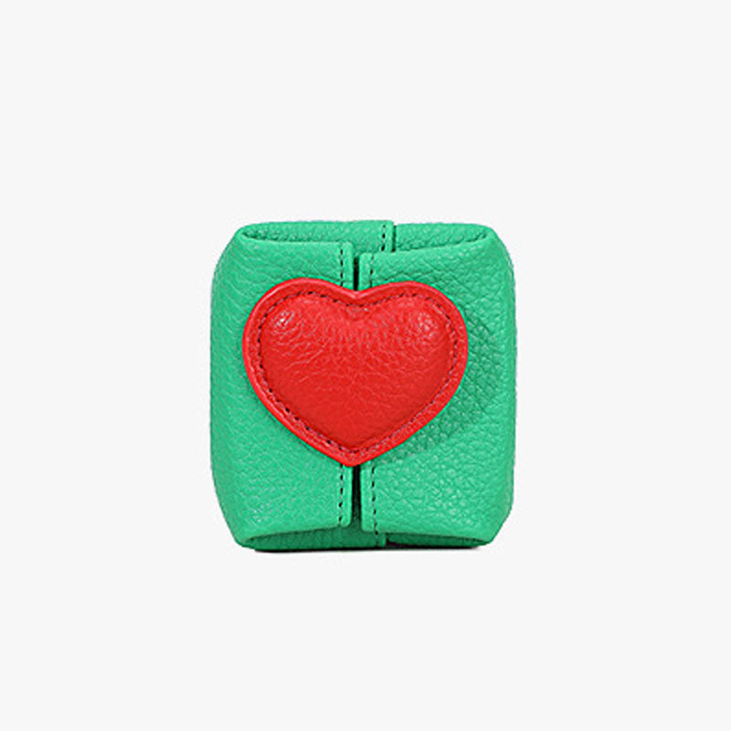 🥹💖Un piccolo regalo di lusso divino per gli appassionati di gioielli--Mini pochette in pelle Sweetheart✨