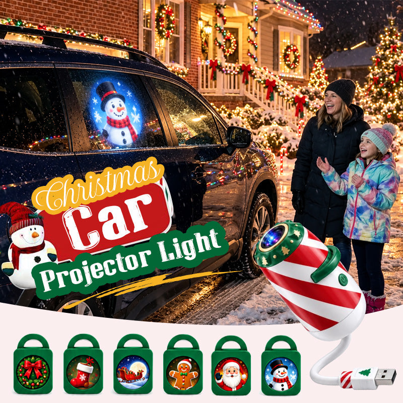 🎄✨ Proiettore natalizio per auto--trasforma ogni viaggio in un magico Natale