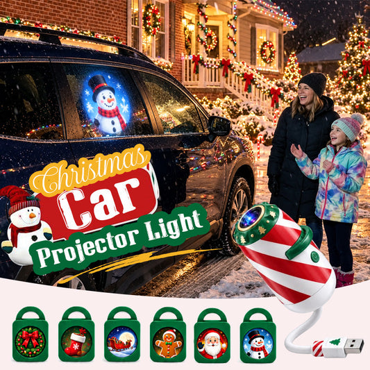 🎄✨ Proiettore natalizio per auto--trasforma ogni viaggio in un magico Natale