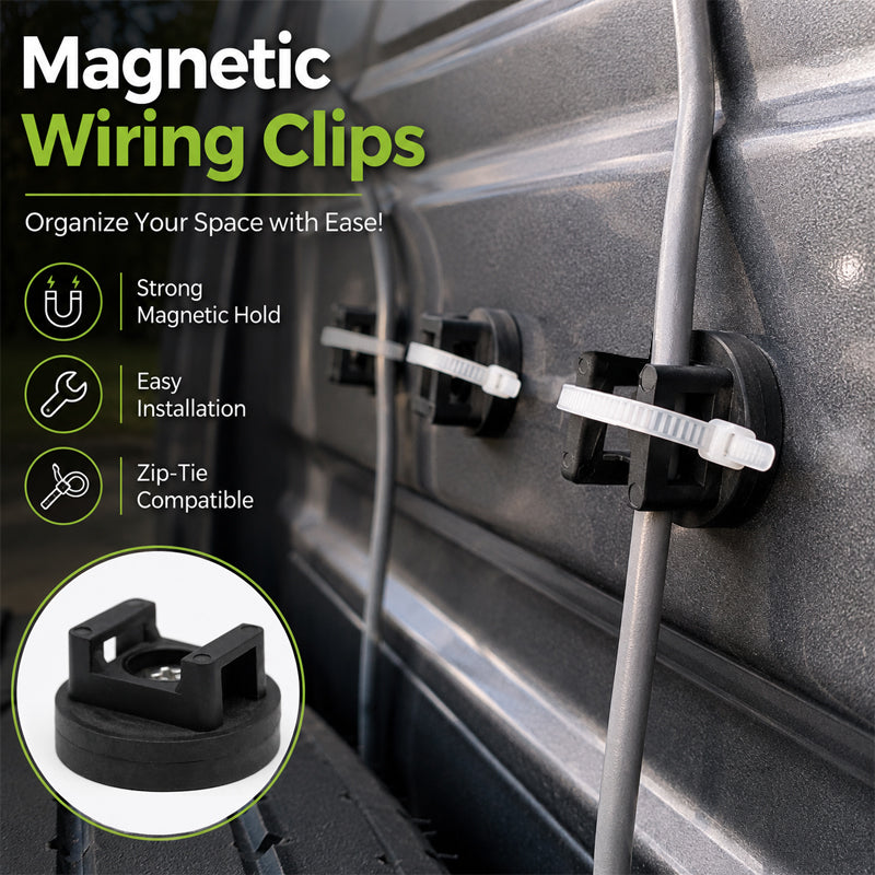 ✨ Clip Magnetiche Portacavi — Presa Salda & Anti-Graffio per un Ordine Perfetto! 🧲✨