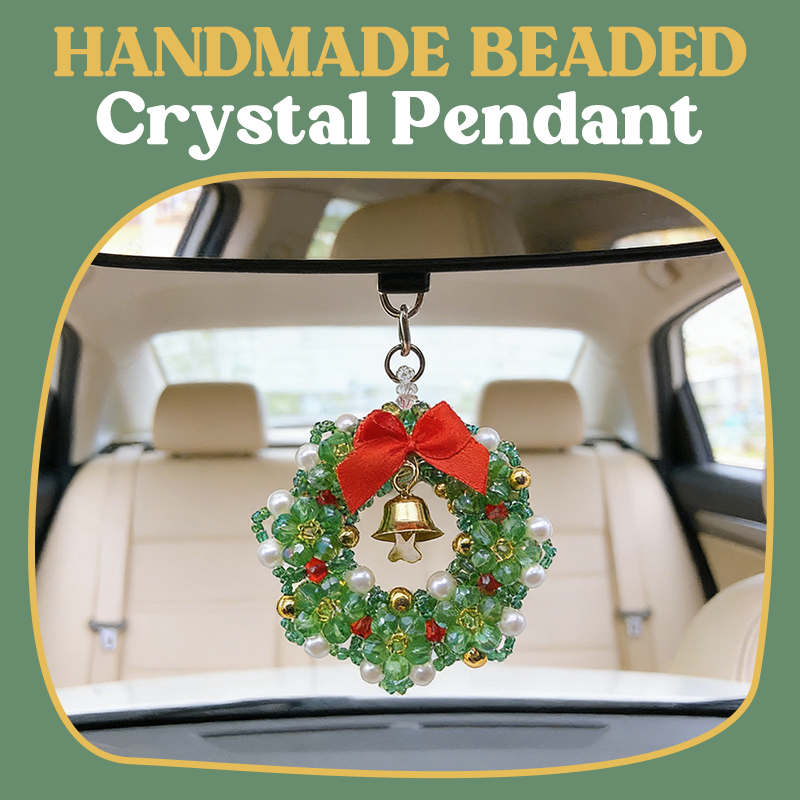💖Buona fortuna per la tua auto | 🌈Ciondolo per auto con perline di cristallo 🪷