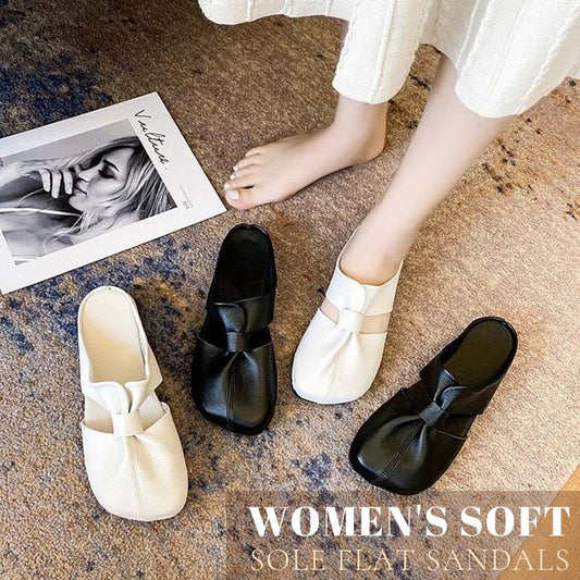 🎁Riduzione di prezzo a tempo limitato🔥 Ciabatte da donna con suola morbida e nodo