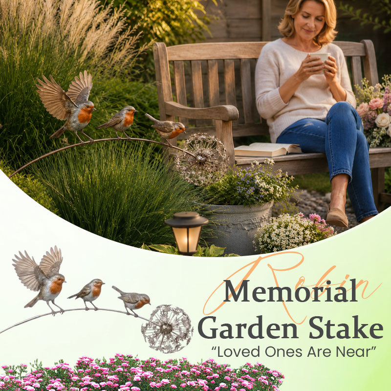 🌿Paletto commemorativo del giardino di Robin – “I nostri cari sono vicini”❤️