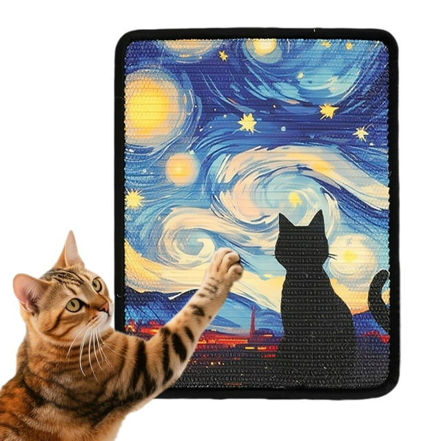 🐱 Tiragraffi da parete dal design artistico | Tappetino salvaspazio