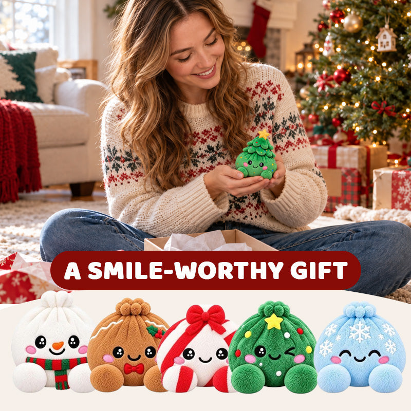 🎄🥟 Peluche Ravioli di Natale – Il regalo che apriranno, abbracceranno e mostreranno a tutti