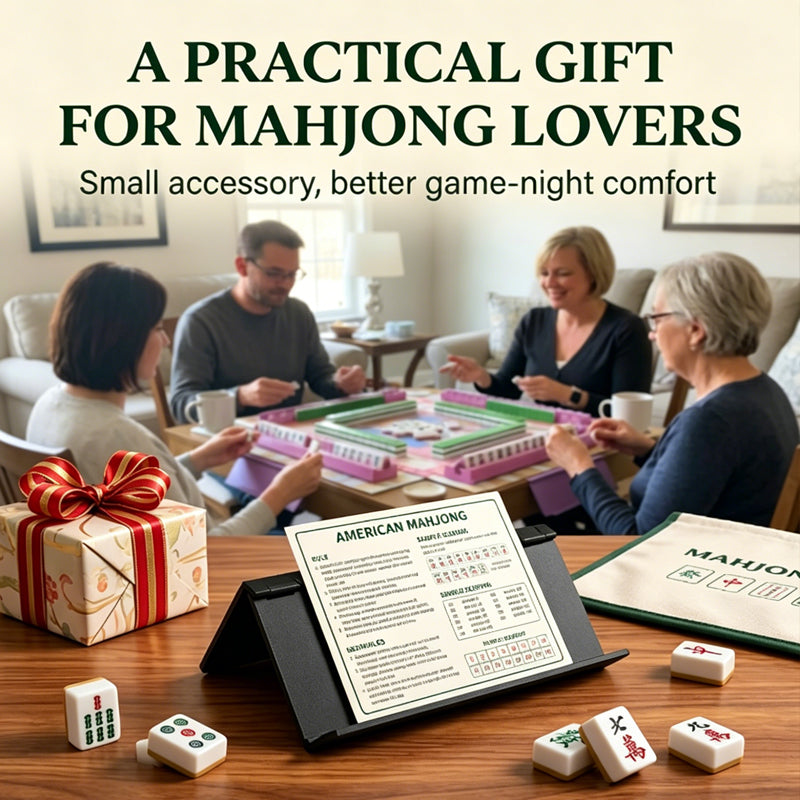 ✨Supporto portatile dal design innovativo per carte da Mahjong