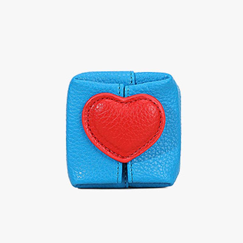 🥹💖Un piccolo regalo di lusso divino per gli appassionati di gioielli--Mini pochette in pelle Sweetheart✨
