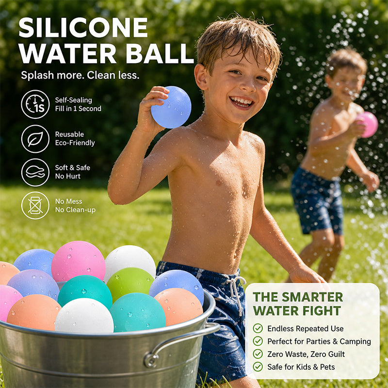 💦🎈 Reusable Self-Sealing Water Balloons