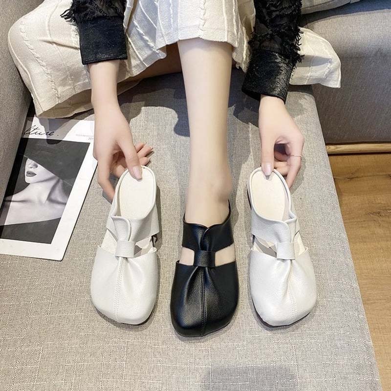 🎁Riduzione di prezzo a tempo limitato🔥 Ciabatte da donna con suola morbida e nodo