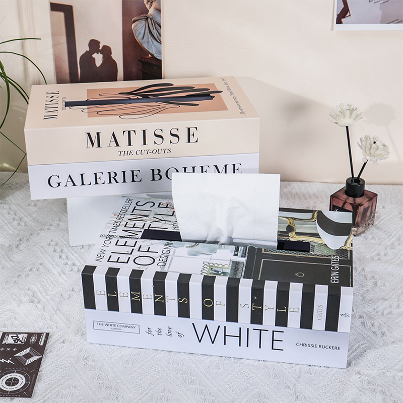 ✨ Un tocco di classe per la tua casa! 📚-Scatola di fazzoletti creativa a forma di libro finto📚