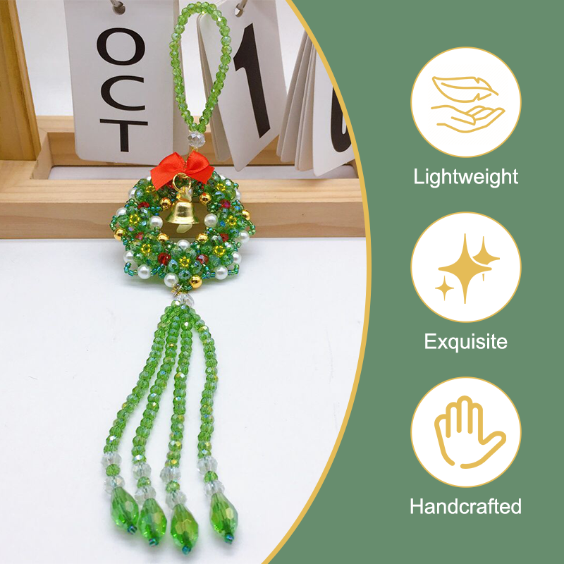 💖Buona fortuna per la tua auto | 🌈Ciondolo per auto con perline di cristallo 🪷