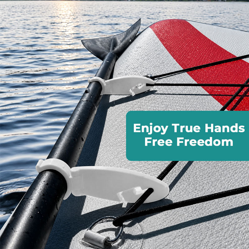 🧘‍♀️ Supporto per pagaia SUP a mani libere: clip di fissaggio sicura per la tavola! 🚣