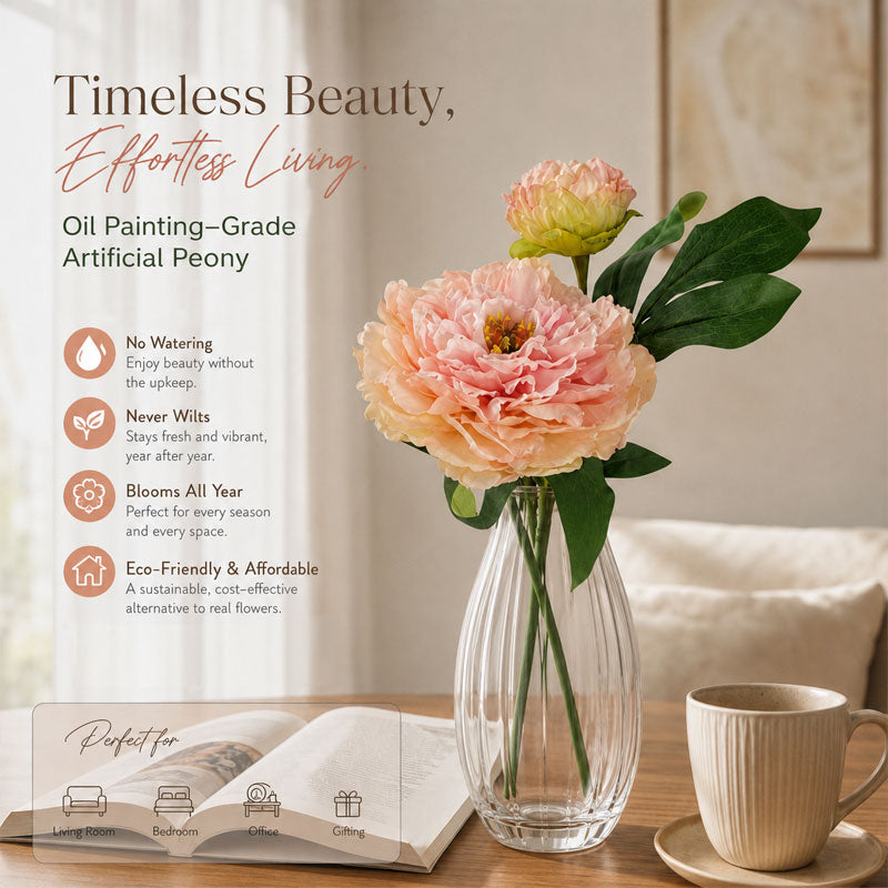 ✨La perfetta combinazione di stile naturale e funzionalità🌸 Fiori di peonia artificiali