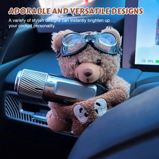 Il compagno di viaggio coccoloso 🧸 — Esalta l'abitacolo della tua auto con pura tenerezza