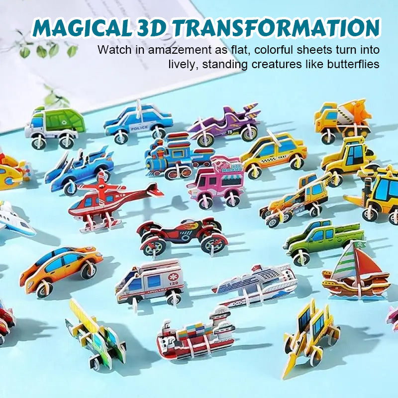 🦋 Esplora la natura con i puzzle 3D! 🐞✨