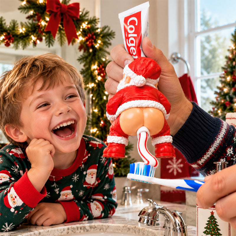 🎅 Spremi-dentifricio Babbo Natale divertente