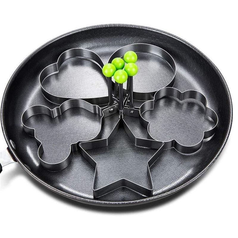 🍳 Padella per uova in acciaio inox – adatta al contatto con gli alimenti, ideale per preparare la colazione, i pancake e le uova fritte.